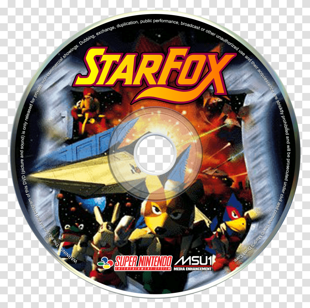 Star Fox 64 Fan Art, Disk, Dvd, Poster, Advertisement Transparent Png