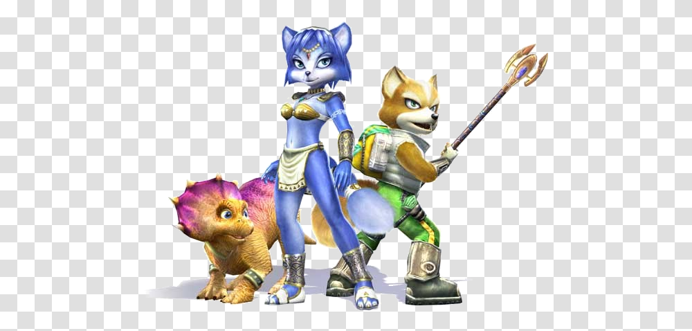 Star Fox Adventures Logo Star Fox Adventure Characters, Figurine, Toy, Animal, Mammal Transparent Png