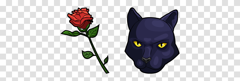 Star Fox Panther Caroso Rose Cursor - Custom Browser Garden Roses, Animal, Mammal, Pet, Cat Transparent Png