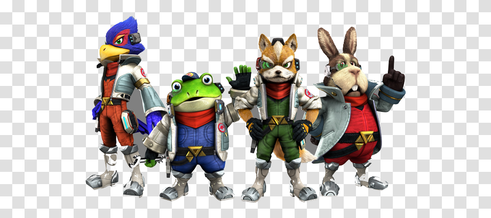 Star Fox Zero Vector Team Star Fox Zero, Person, Figurine, Toy, Animal Transparent Png