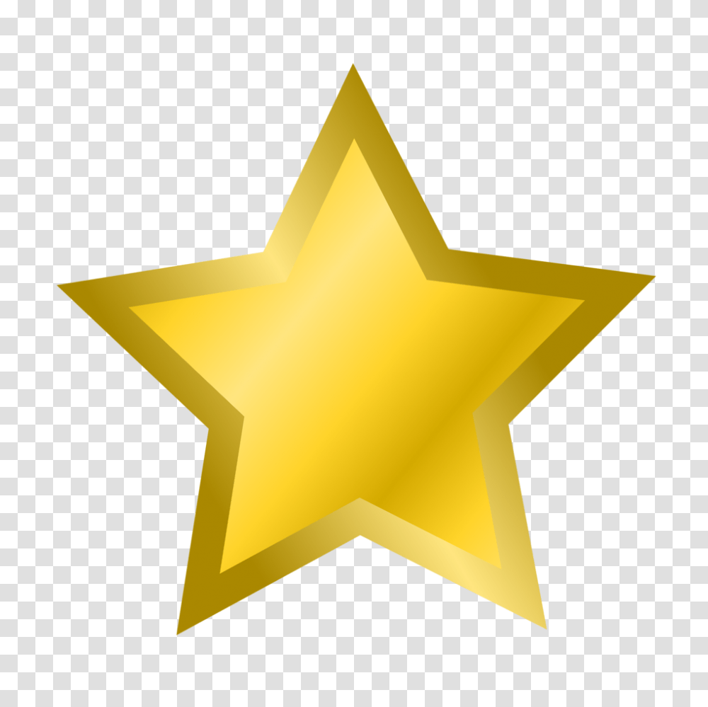 Star Free Stock Photo Illustration Of A Gold Star, Cross, Star Symbol Transparent Png