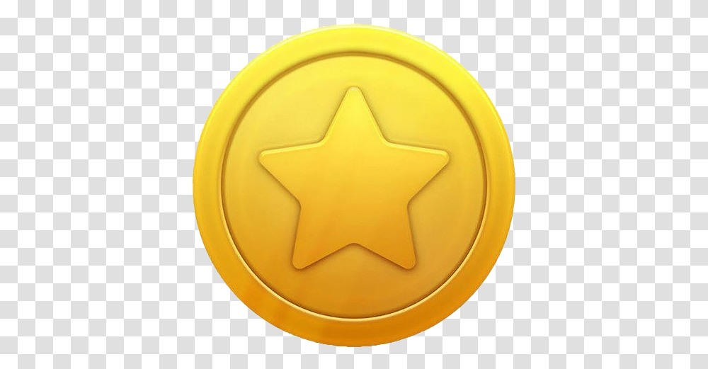 Star Game Gold Coin All Game Gold Coin, Symbol, Logo, Trademark, Helmet Transparent Png