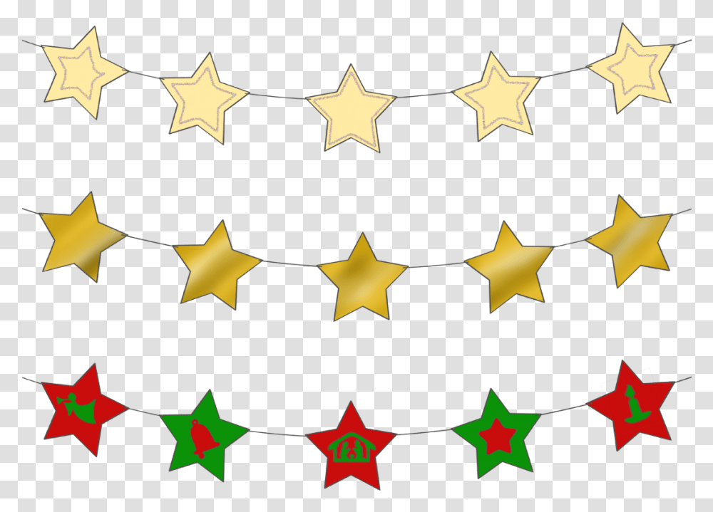 Star Garland Magic Activities Star Garland Clipart, Star Symbol, Lighting, Stage, Couch Transparent Png