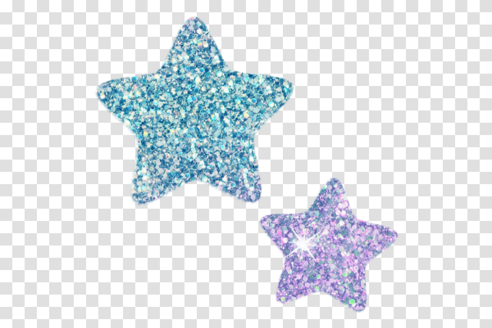 Star Glitter Silver Pink Blue Estrella Tick Or Cross Symbol, Star Symbol, Person, Human, Light Transparent Png
