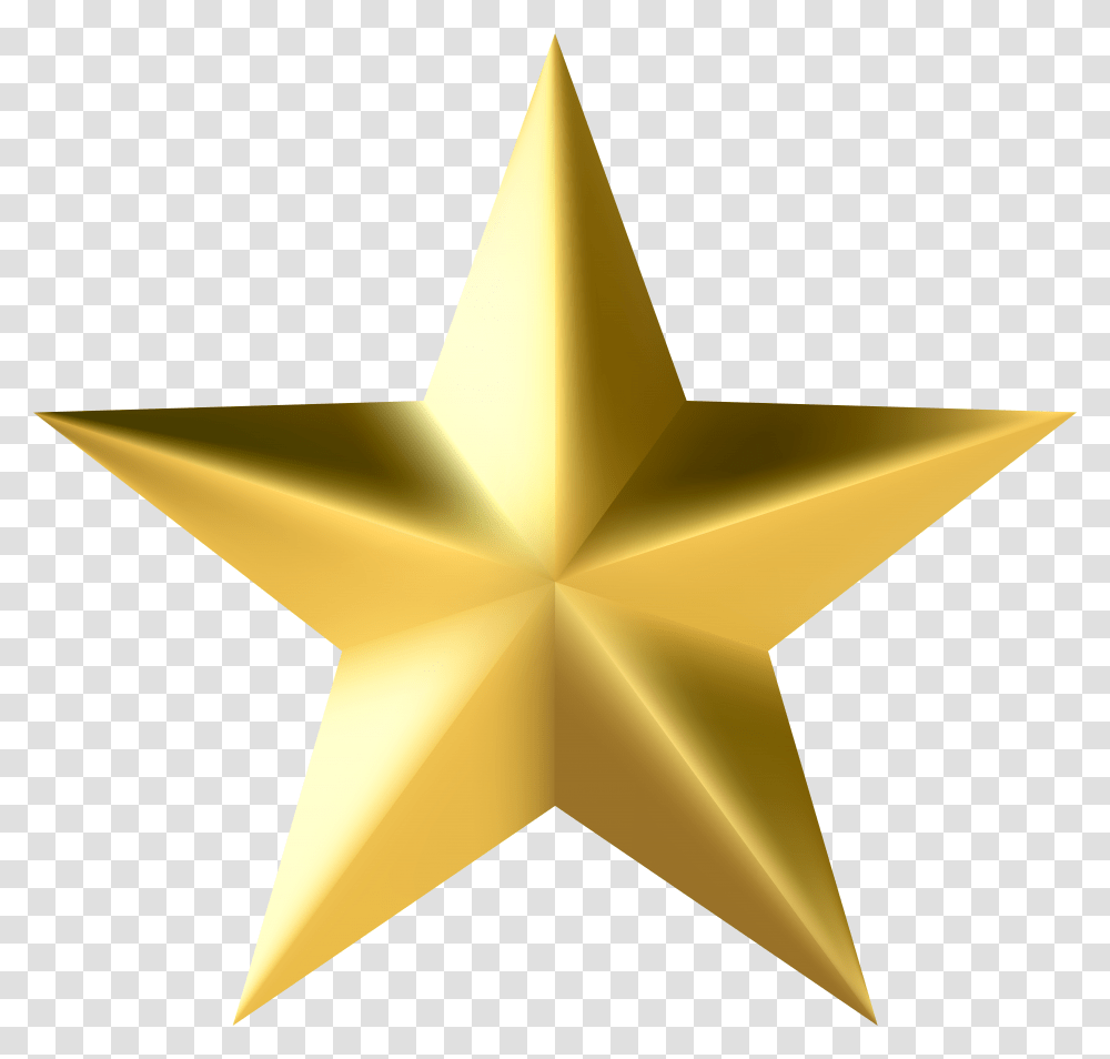 Star Gold Background Transparent Png