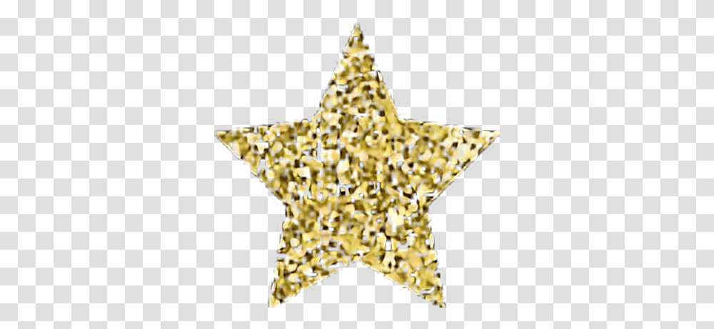 Star Gold Glitter Sparkle Ticket Cartoon Gold Glitter Star, Star Symbol, Triangle Transparent Png