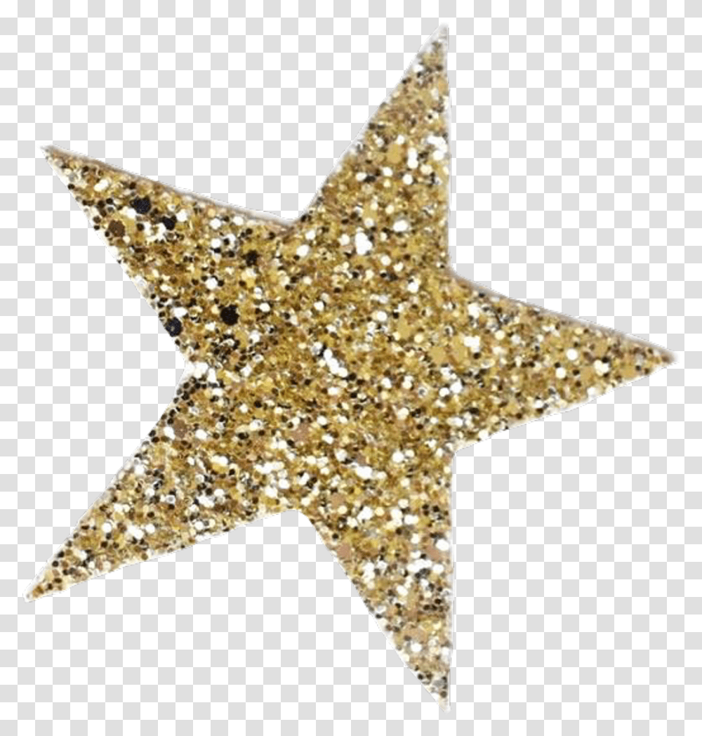 Star Gold Glitter Star, Axe, Tool, Light, Cross Transparent Png