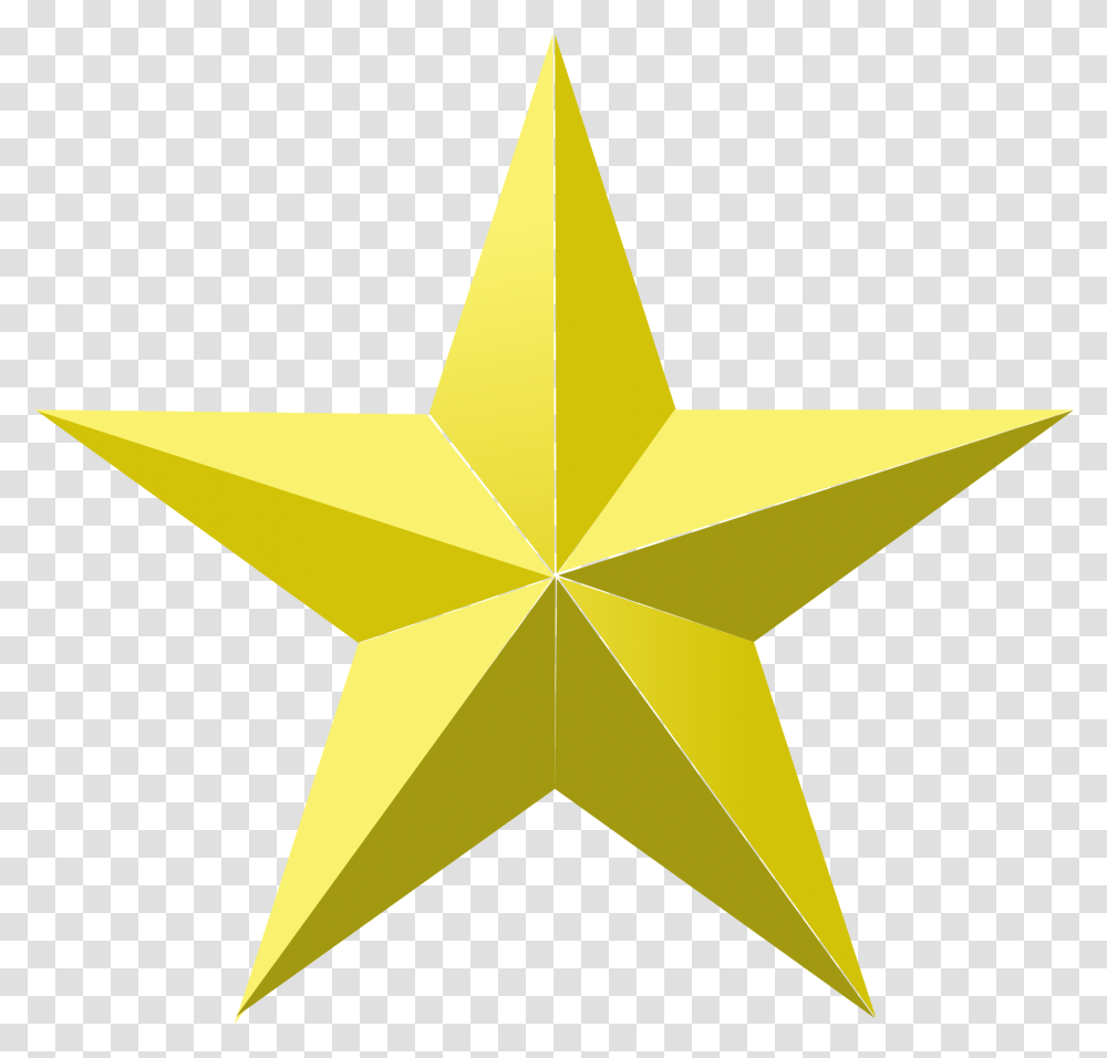 Star Gold Star, Symbol, Star Symbol, Airplane, Aircraft Transparent Png