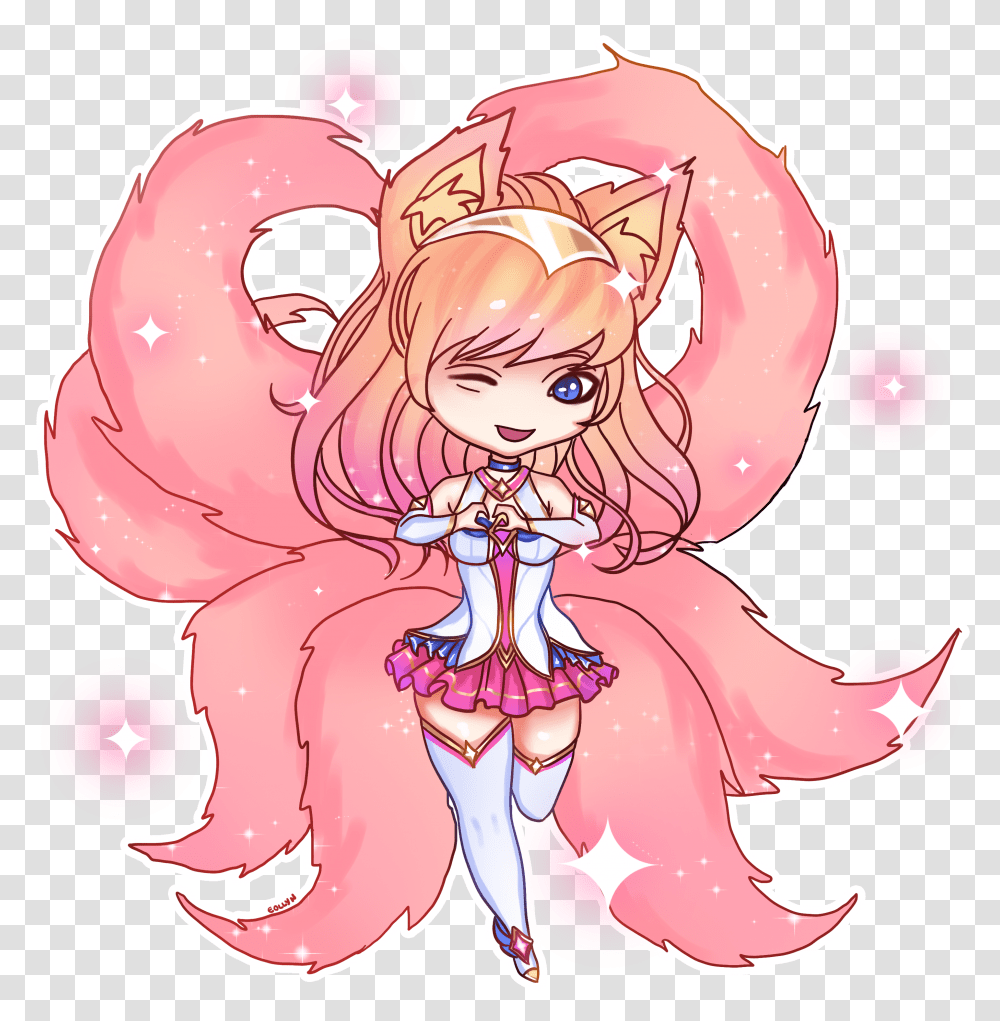 Star Guardian Ahri, Figurine, Toy Transparent Png