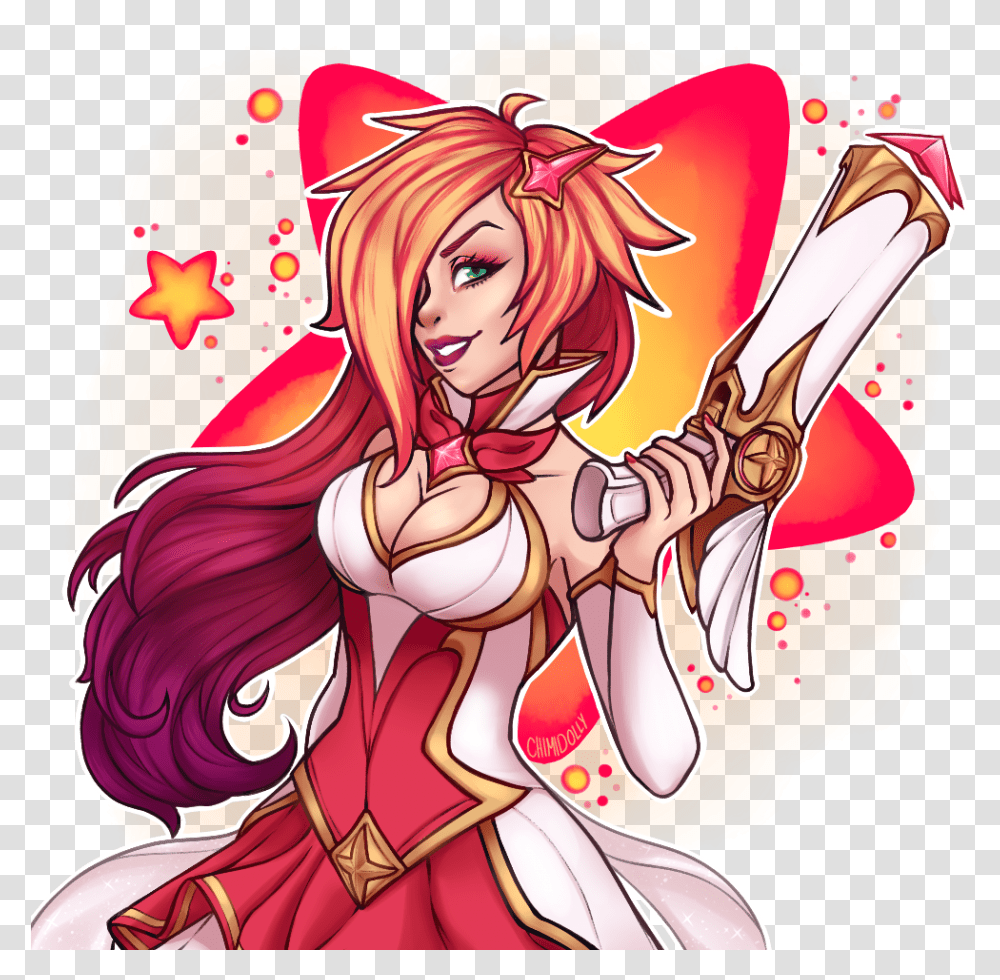 Star Guardian Miss Fortune By Chimidolly Hd Wallpaper, Manga, Comics, Book, Person Transparent Png