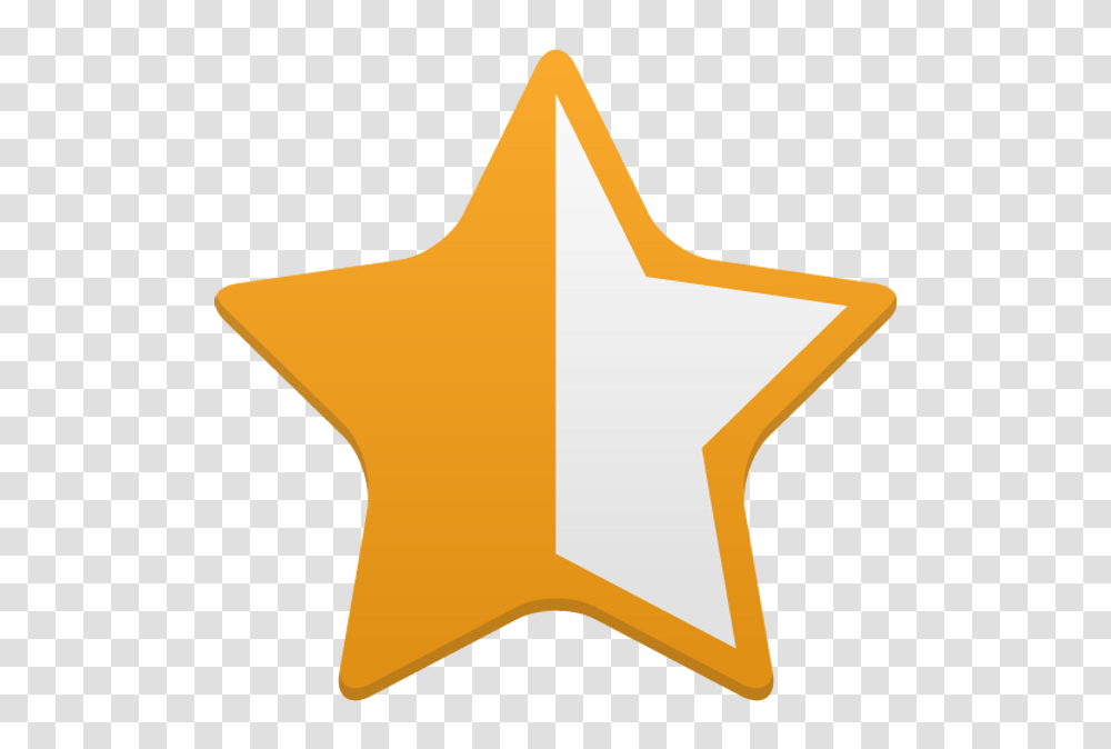 Star Half Full Icon 1 2 Star Rating, Symbol, Axe, Tool, Star Symbol Transparent Png