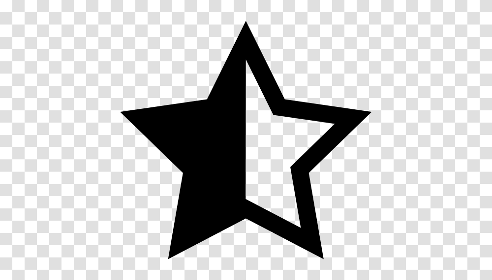 Star Half Half Half Sun Icon With And Vector Format For Free, Gray, World Of Warcraft Transparent Png