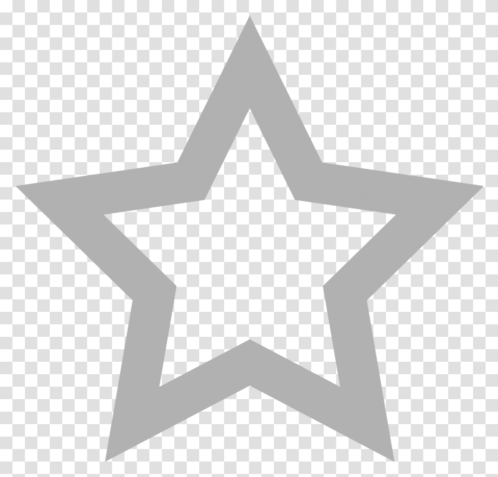Star Icon Grey, Cross, Star Symbol Transparent Png
