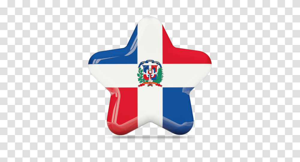 Star Icon Illustration Of Flag Of Dominican Republic, Logo, Trademark, Star Symbol Transparent Png
