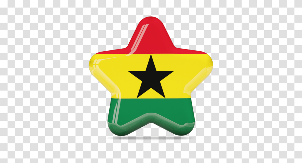 Star Icon Illustration Of Flag Of Ghana, Star Symbol, First Aid Transparent Png