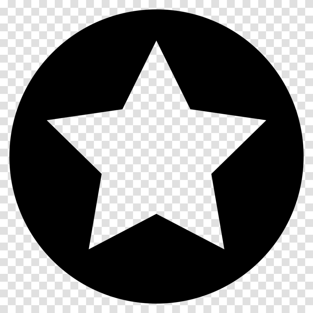 Star In Circle, Star Symbol Transparent Png