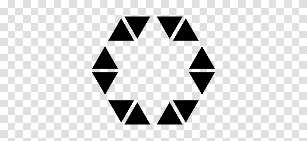 Star In Hexagon Of Small Triangles Free Vectors Logos Icons, Gray, World Of Warcraft Transparent Png