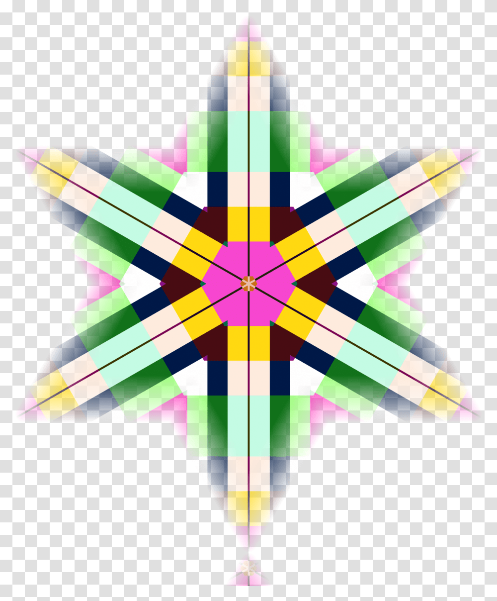 Star Kaleidoscope Free Stock Photo Introvert And Extrovert Space In Architecture, Symbol, Star Symbol, Pattern, Ornament Transparent Png