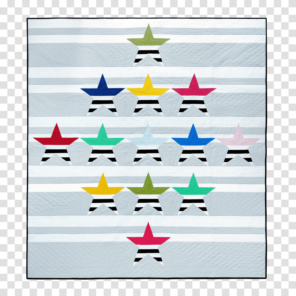 Star Line Pdf Quilt Pattern Transparent Png