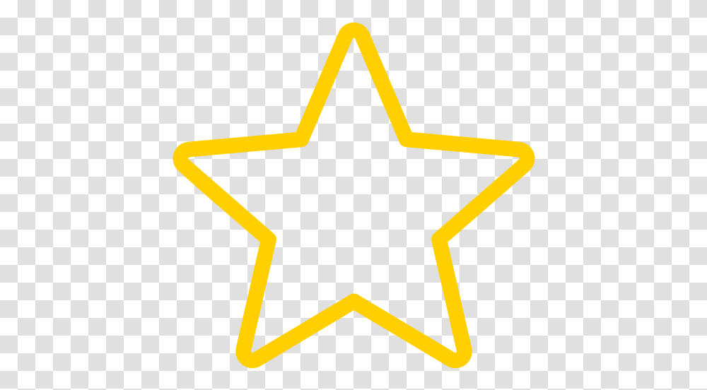 Star Line Yellow Icon And Svg Vector Free Download M Star, Star Symbol Transparent Png