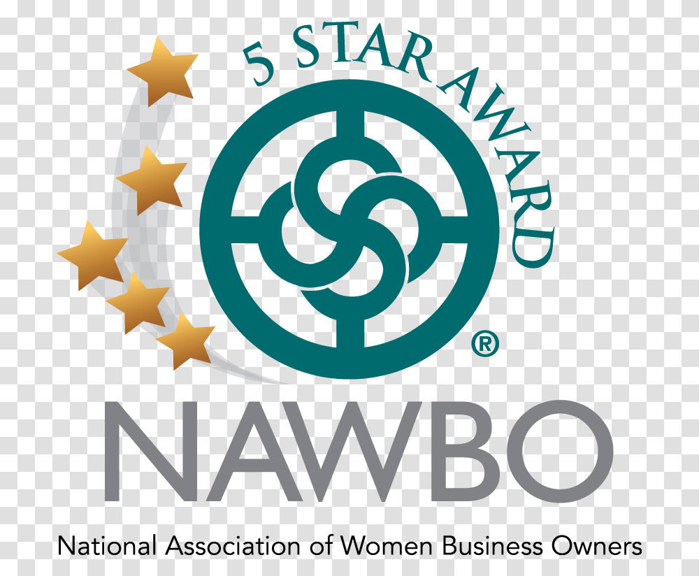 Star Logo National Association Of Women Business Owners, Trademark, Poster, Advertisement Transparent Png