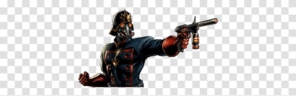 Star Lord Background Blaster De Star Lord Comic, Person, Human, Helmet, Clothing Transparent Png
