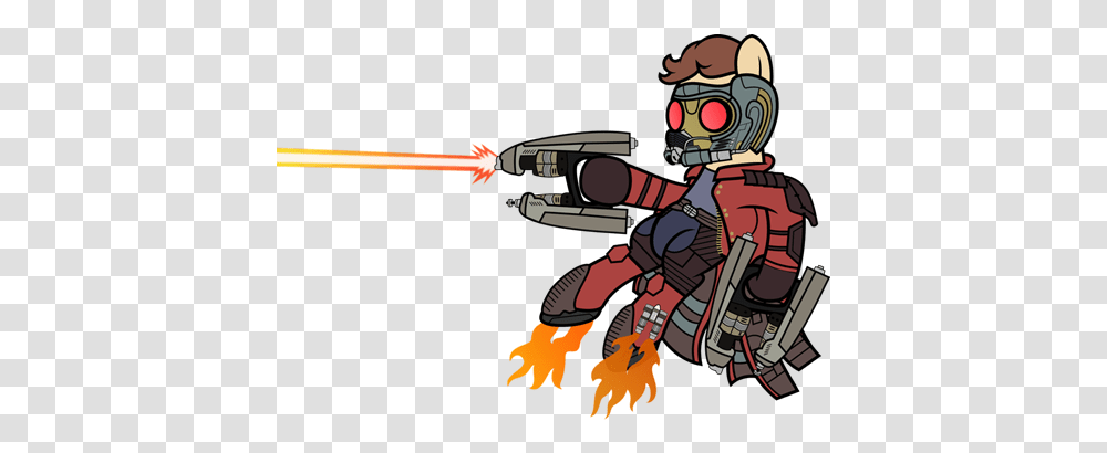 Star Lord Cartoon Image Star Lord Gun Cartoon, Person, Human, Weapon, Weaponry Transparent Png