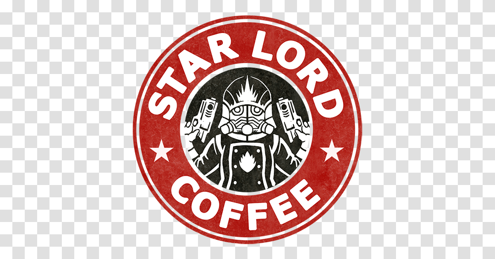 Star Lord Coffee Marion Military Baseball Logo, Label, Text, Symbol, Trademark Transparent Png