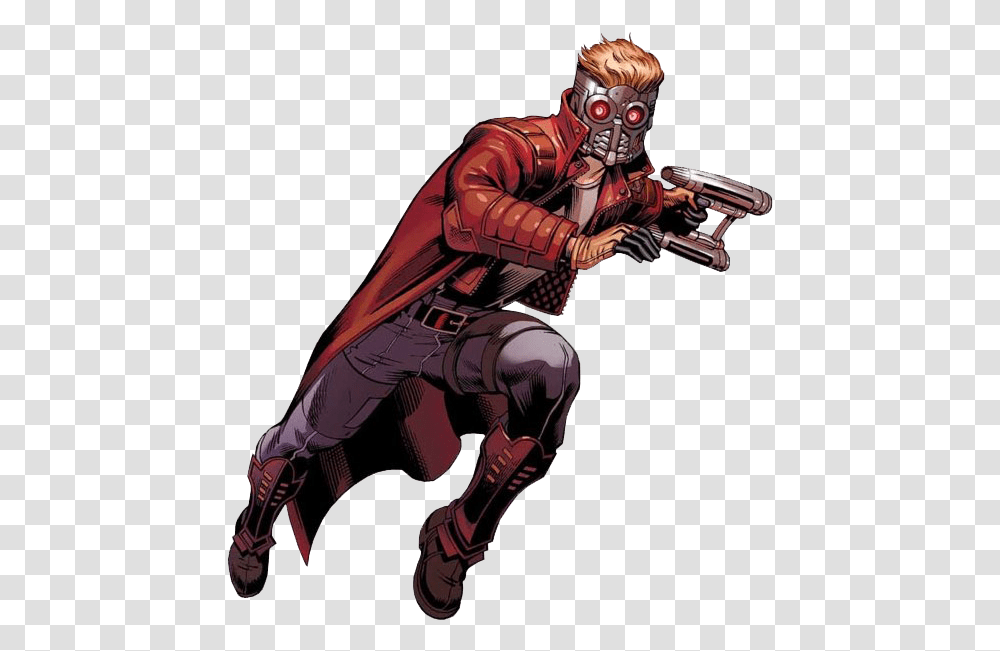 Star Lord Comic, Person, Hand, Ninja, Costume Transparent Png