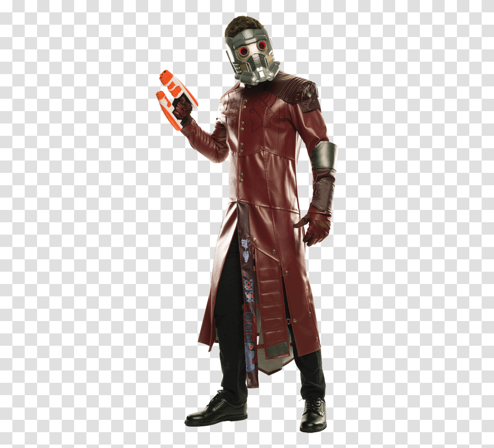 Star Lord Grand Heritage Costume Star Lord Halloween Costume, Clothing, Coat, Helmet, Overcoat Transparent Png