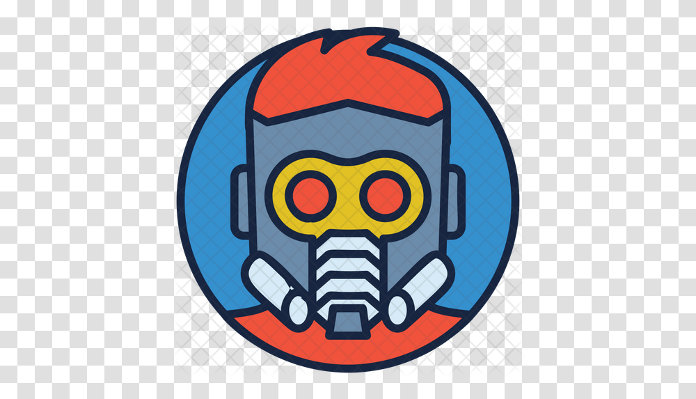 Star Lord Icon Icon, Label, Text, Logo, Symbol Transparent Png