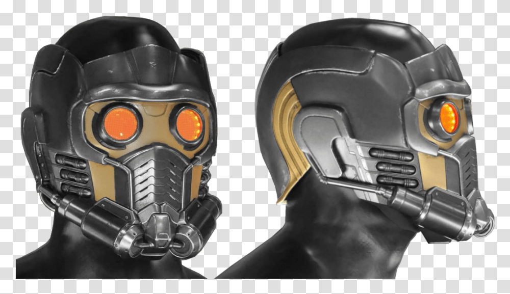 Star Lord Mask Back, Helmet, Apparel, Crash Helmet Transparent Png