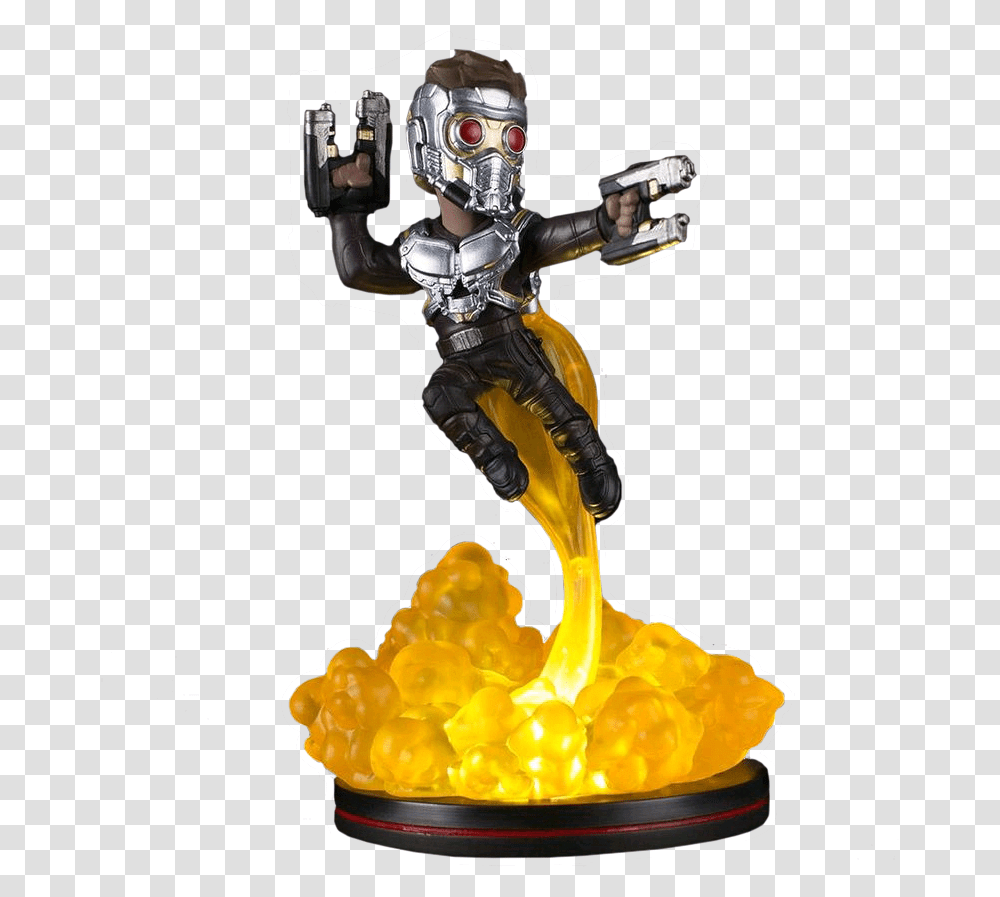 Star Lord Q Fig, Toy, Person, Human, Helmet Transparent Png