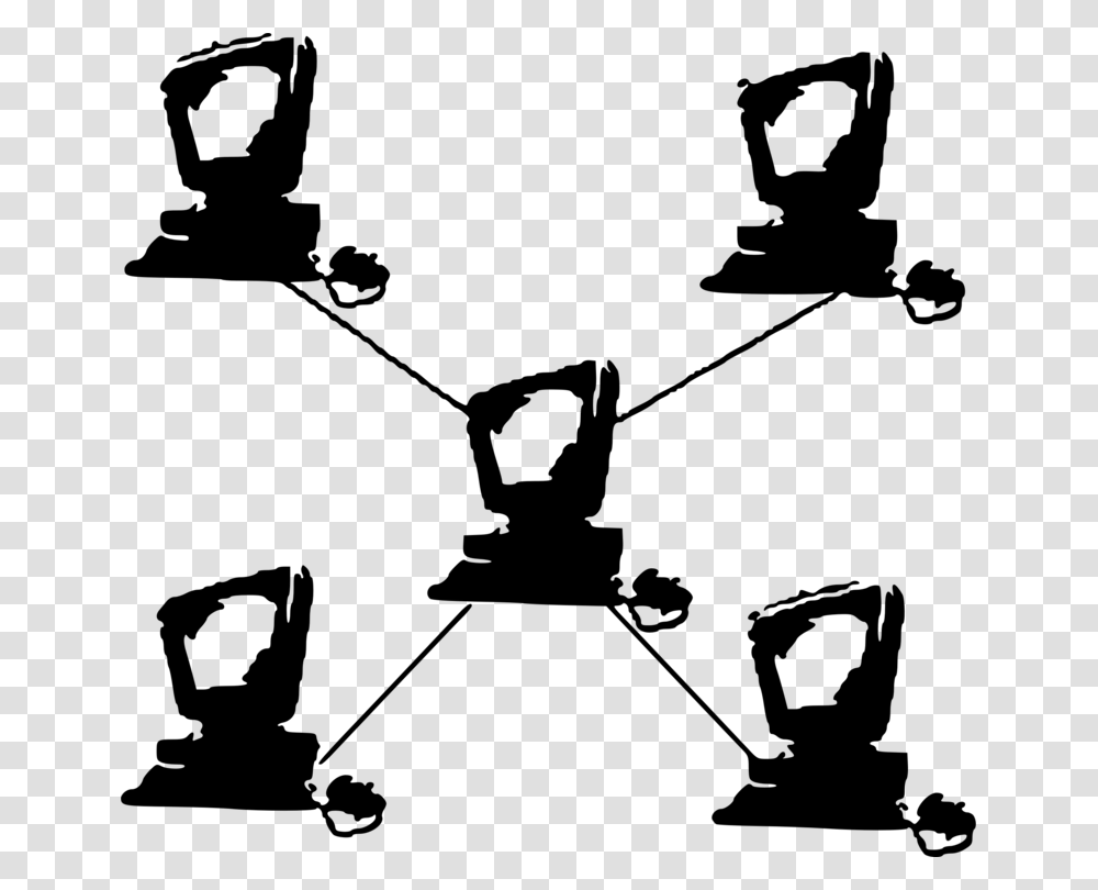 Star Network Computer Network Network Topology Computer Icons, Gray, World Of Warcraft Transparent Png