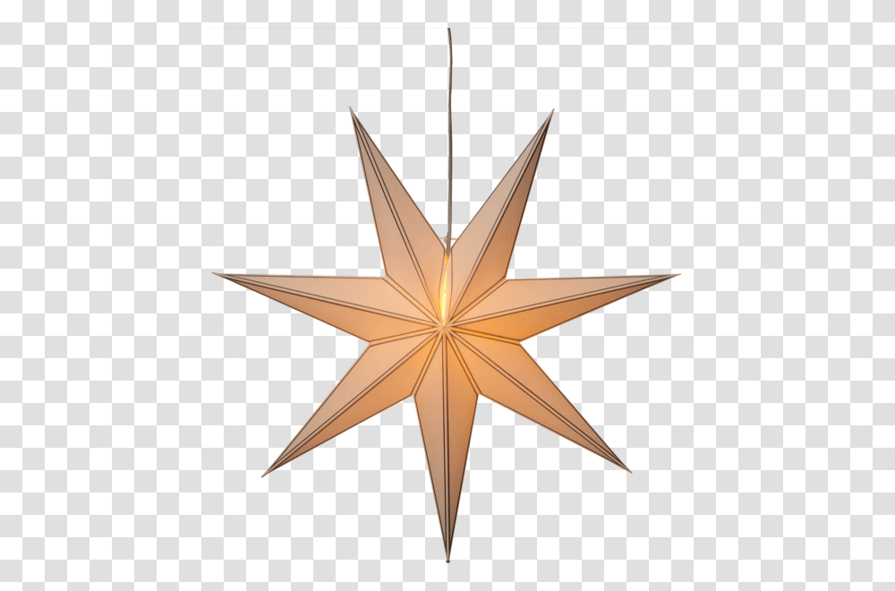 Star Nicolas Orange Julstjrna, Star Symbol, Airplane, Aircraft Transparent Png
