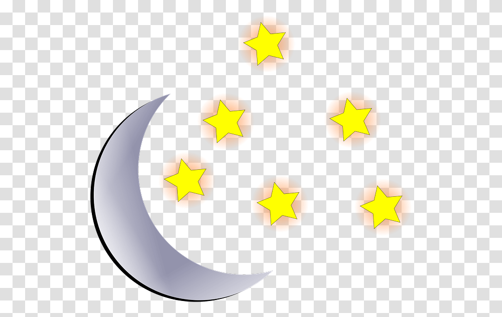 Star Night Sky Clip Art Lua Estrelas, Symbol, Star Symbol, Halloween Transparent Png