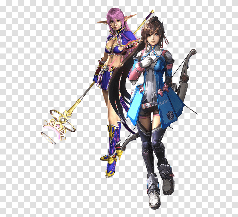 Star Ocean Duo Star Ocean The Last Hope Reimi, Person, Costume, Sport, Bow Transparent Png
