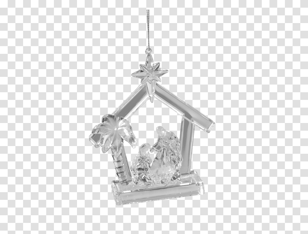 Star Of Bethlehem Christmas Ornament, Cross, Symbol, Lamp, Crystal Transparent Png