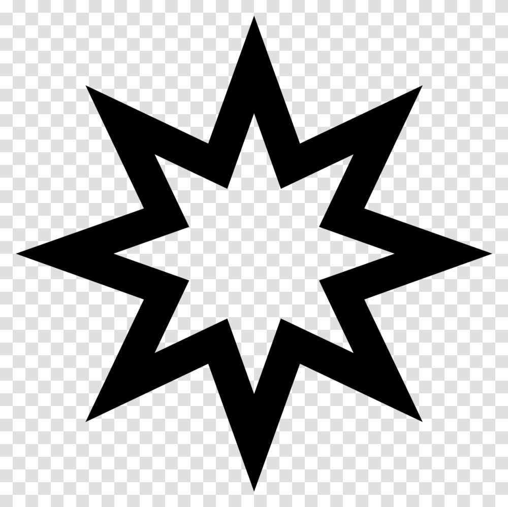 Star Of Bethlehem Clip Art 8 Pointed Star Outline, Gray, World Of Warcraft Transparent Png