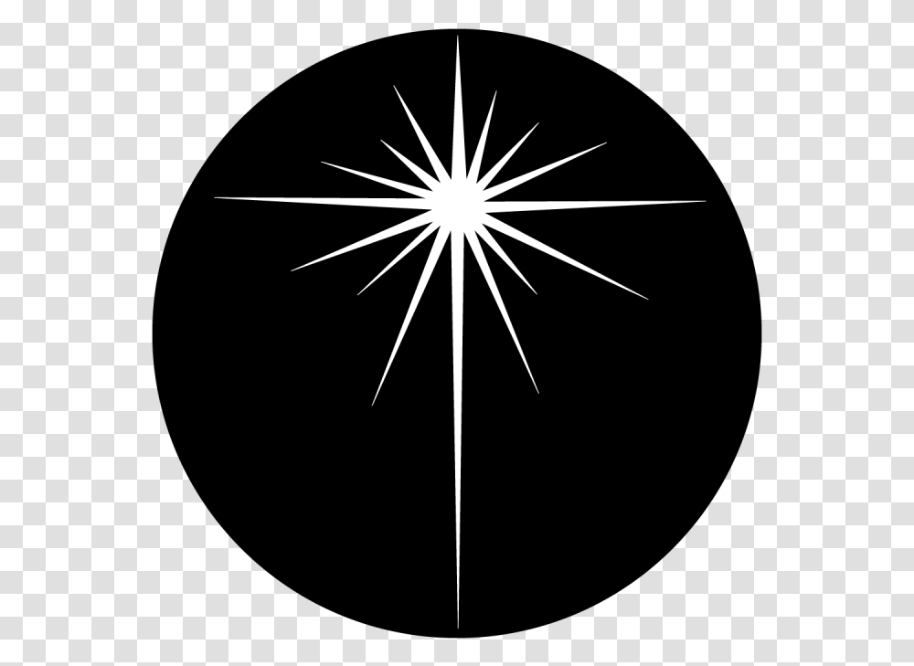 Star Of Bethlehem Clipart Black And White Circle, Flare, Light, Arrow Transparent Png