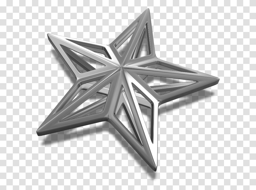 Star Of Bethlehem Clipart Black And White Triangle, Star Symbol, Sink Faucet Transparent Png