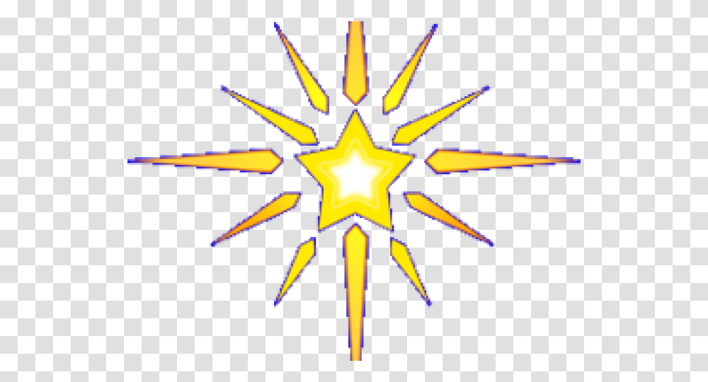 Star Of Bethlehem Clipart Illustration, Star Symbol, Scissors, Blade Transparent Png