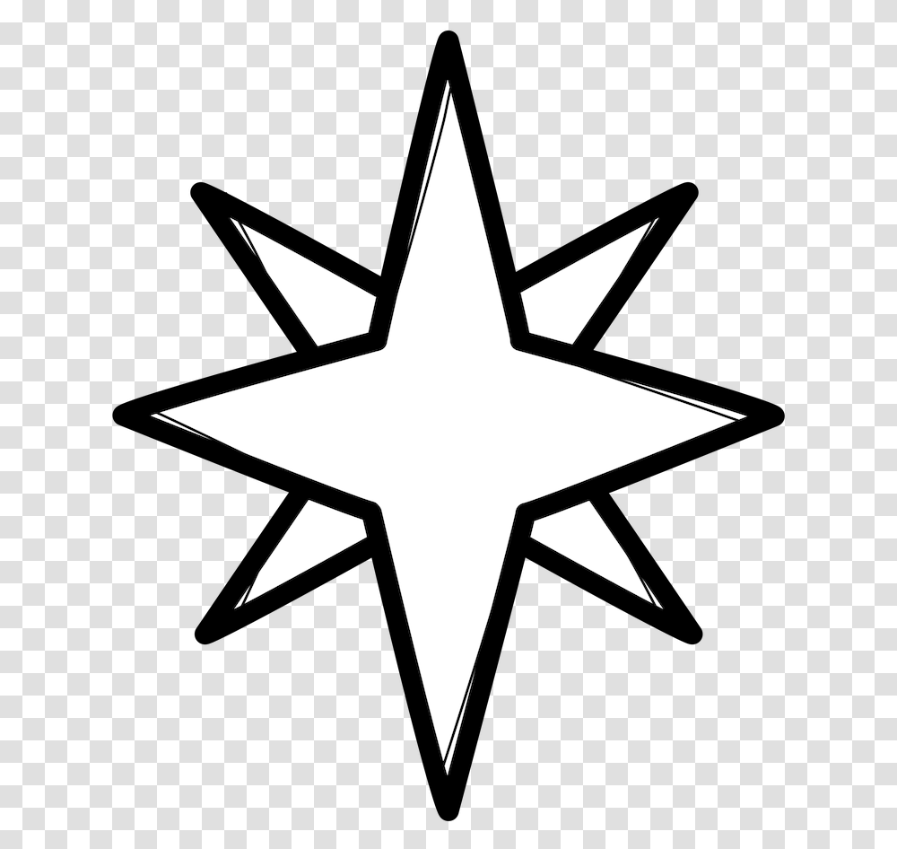Star Of Bethlehem Compass Rose, Cross, Star Symbol Transparent Png