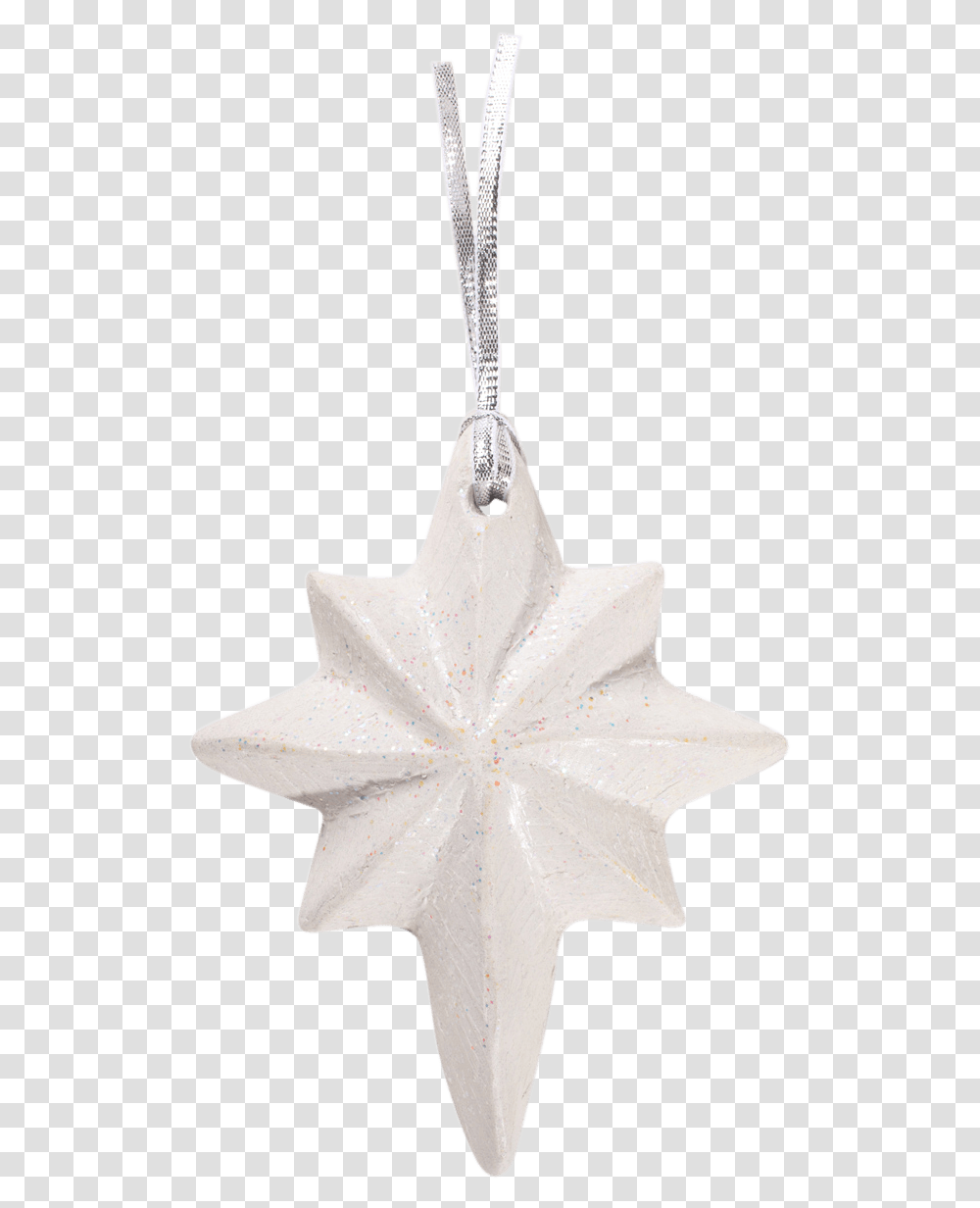 Star Of Bethlehem Ornament Locket, Symbol, Star Symbol, Cross, Leaf Transparent Png