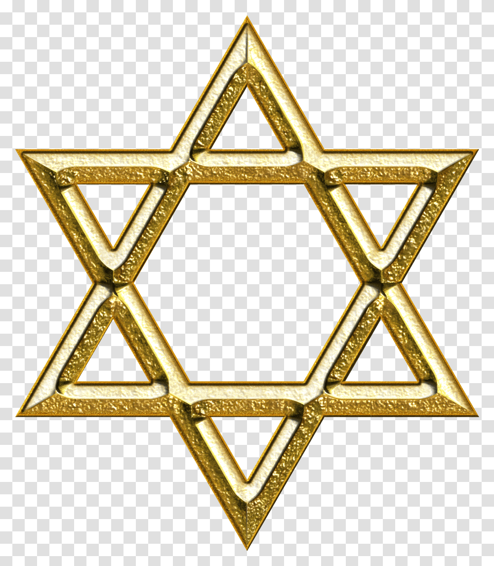 Star Of David Computer Generated Image Star Of David In Judaism Gold Star Of David Transparent Png