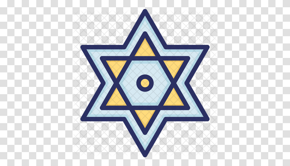 Star Of David Icon Star Of David, Symbol, Star Symbol, Logo, Trademark Transparent Png