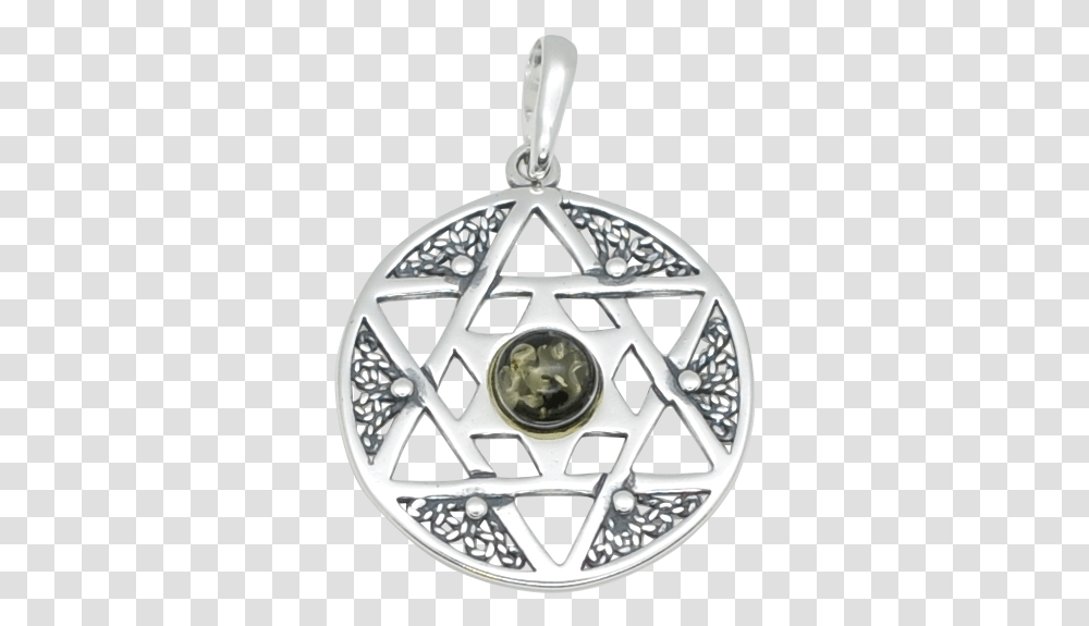 Star Of David Pendant Amber Judaica Locket, Diamond, Gemstone, Jewelry, Accessories Transparent Png