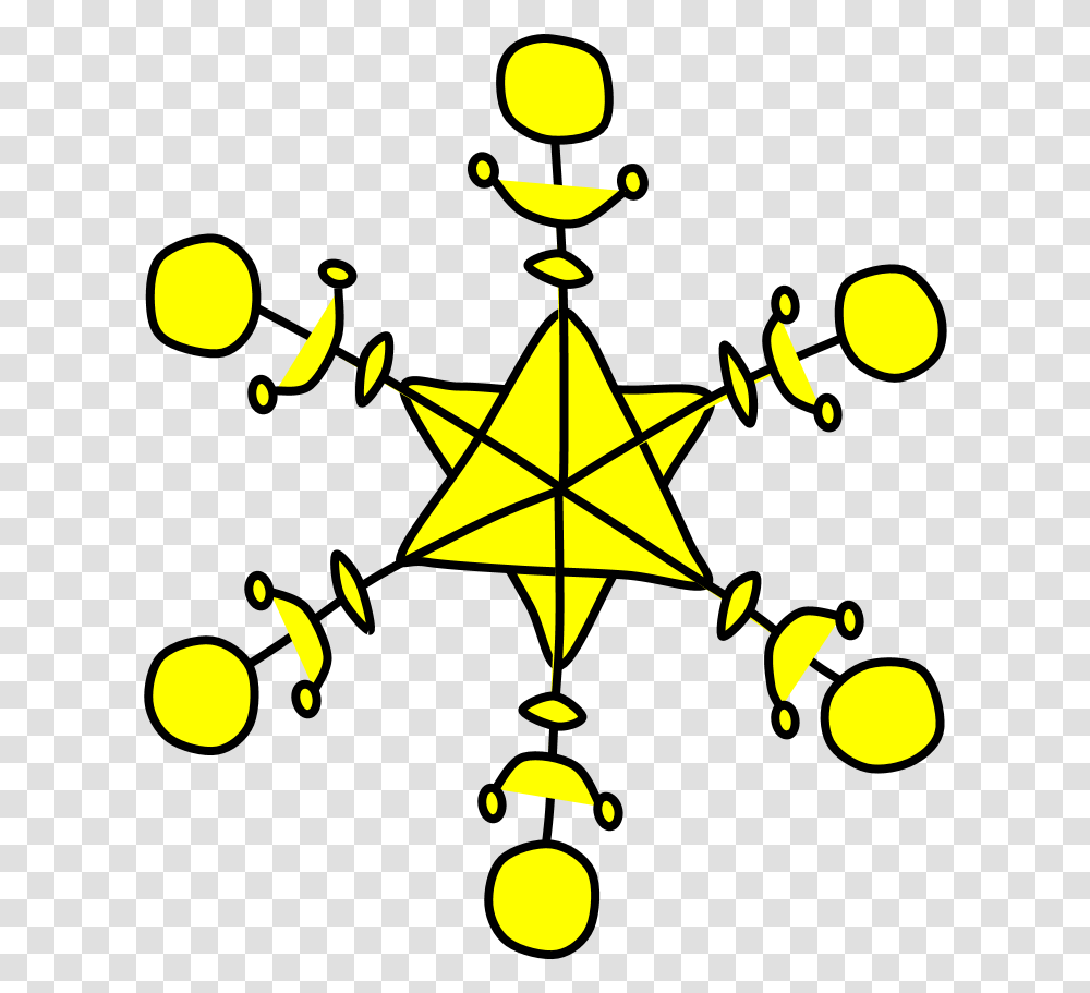 Star Of David Snowflake Yellow Chertezhi Syurikenov, Lighting, Star Symbol Transparent Png
