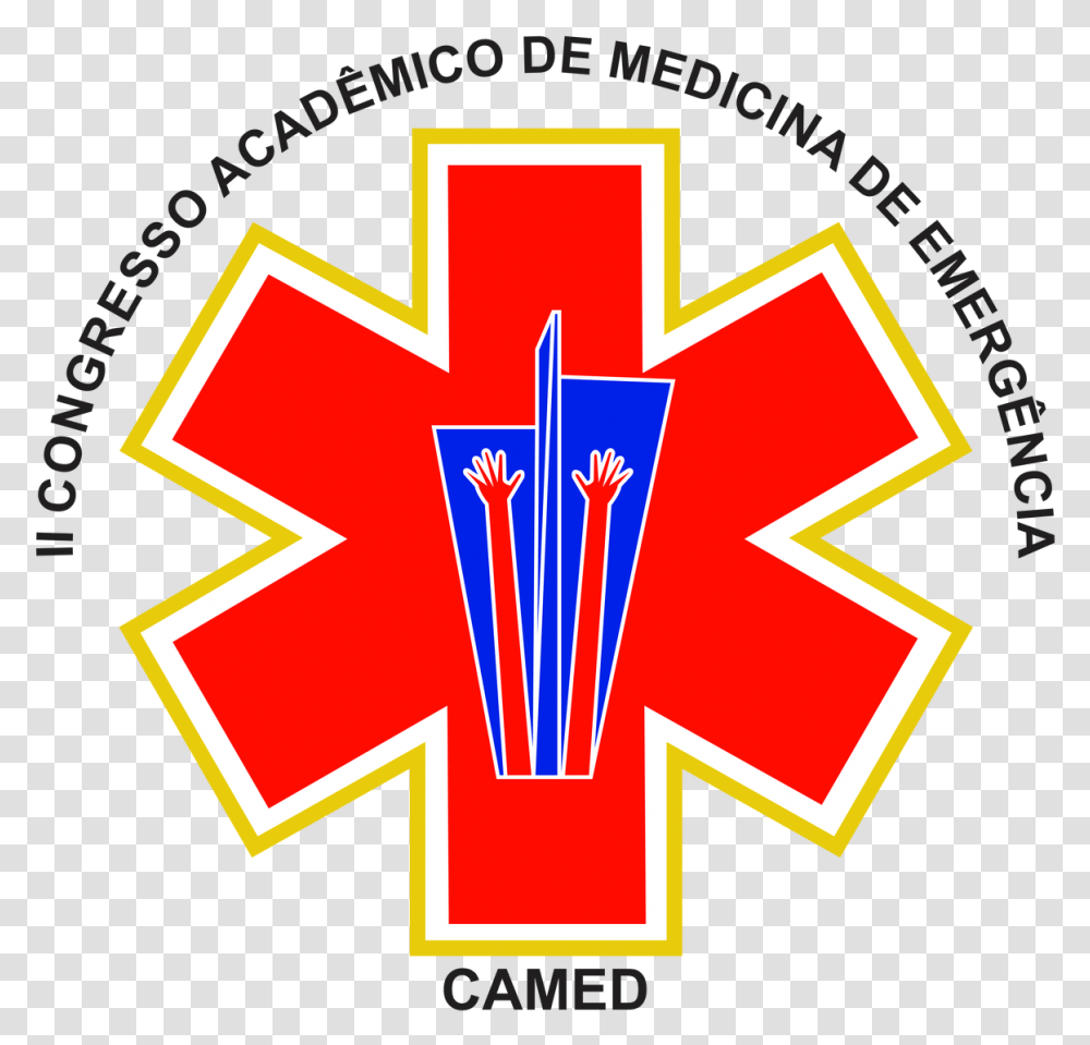 Star Of Life Black And White Free, First Aid, Emblem, Logo Transparent Png