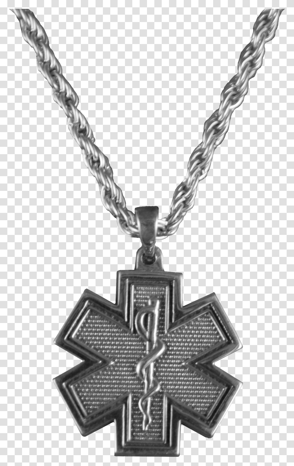 Star Of Life Jewelry, Pendant, Cross, Person Transparent Png